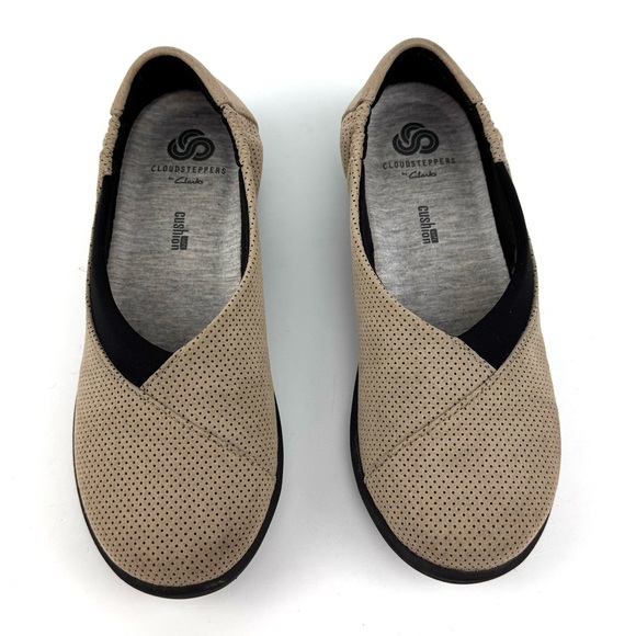 Women Clark’s Cloudstepper Sillian Jetay Flat Loafer Slip on Sand 5 - Picture 5 of 8